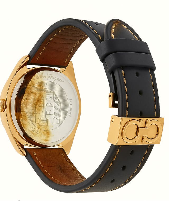 Thay dây da đồng hồ Salvatore Ferragamo chính hãng khi dây cũ mất form và có mùi