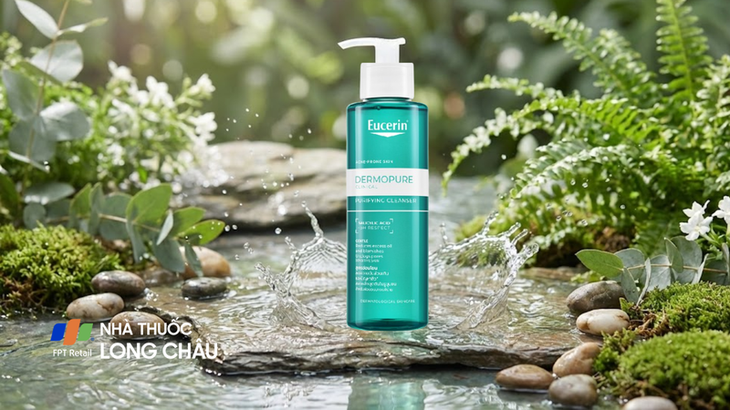 Gel rửa mặt cho da nhờn mụn Eucerin Pro Acne Cleansing (200ml)