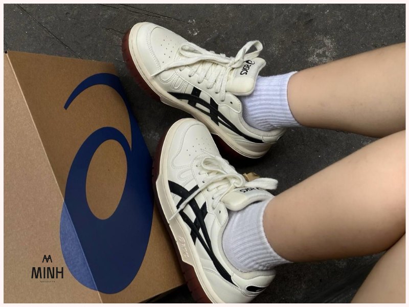 Giày Asics Court MZ Cream Black Gum