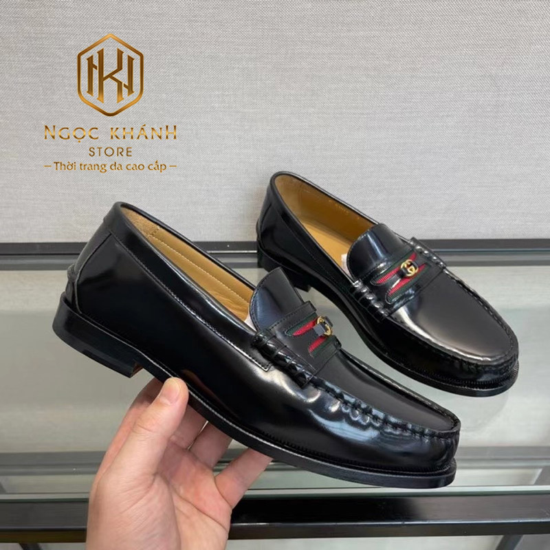 giày gucci nam màu đen