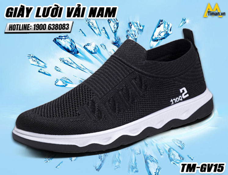 Giày lười vải nam hàng hiệu TIMAN