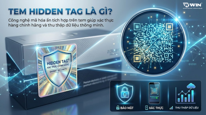 3 bước kiểm tra tem hidden tag để xác thực hàng chính hãng