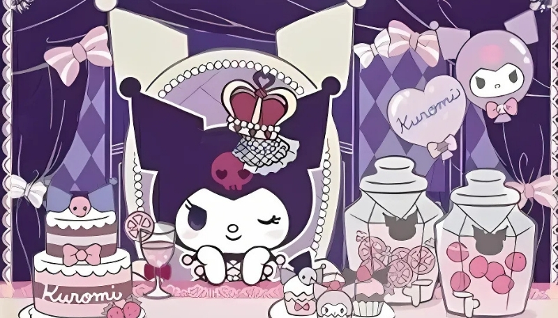 Hình kuromi máy tính siêu đáng yêu