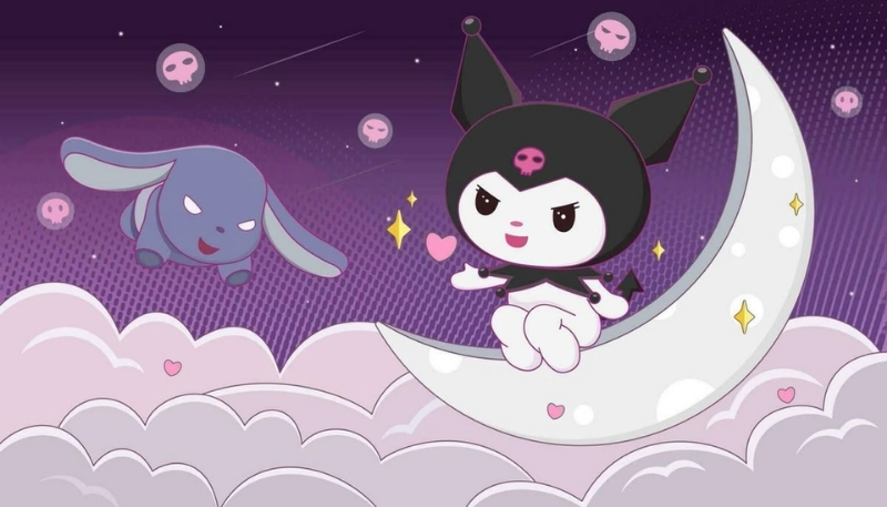 Ảnh nền kuromi cá tính cool ngầu