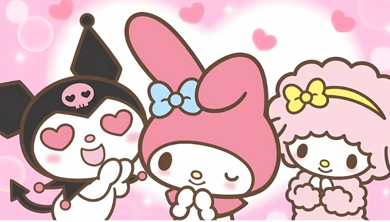 Ảnh nền kuromi và những người bạn