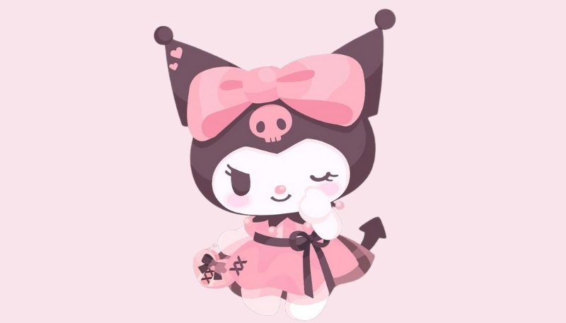 Ảnh kuromi màu tím siêu dễ thương