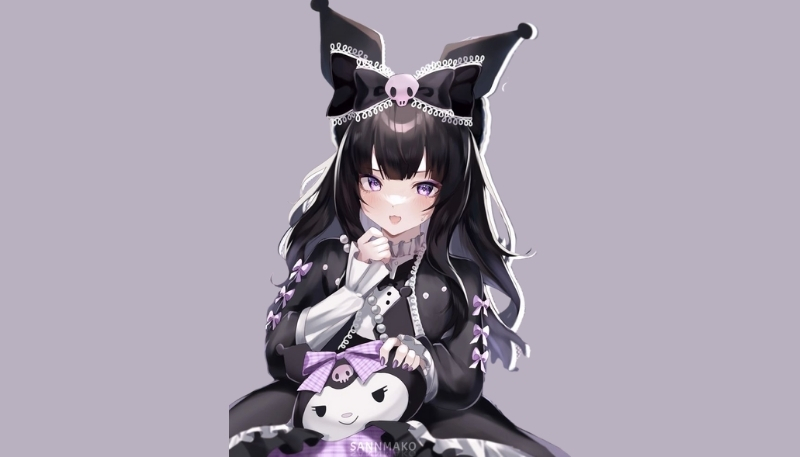 Ảnh kuromi anime cực cute