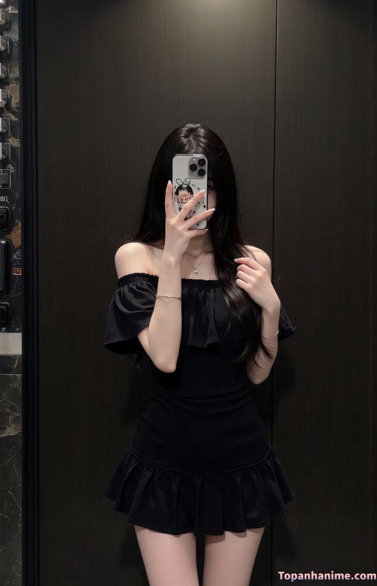 Ảnh gái xinh che mặt