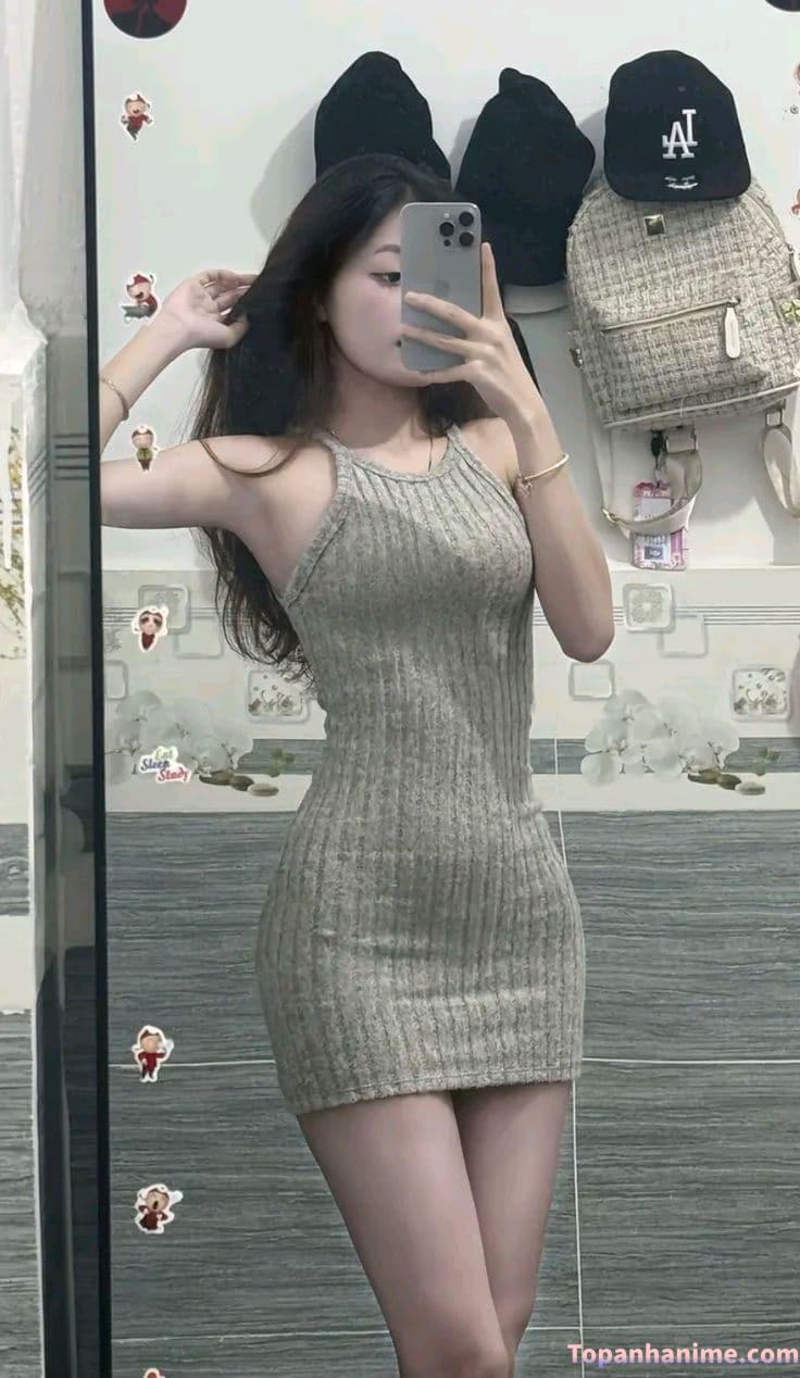 Xem ảnh gái xinh che mặt