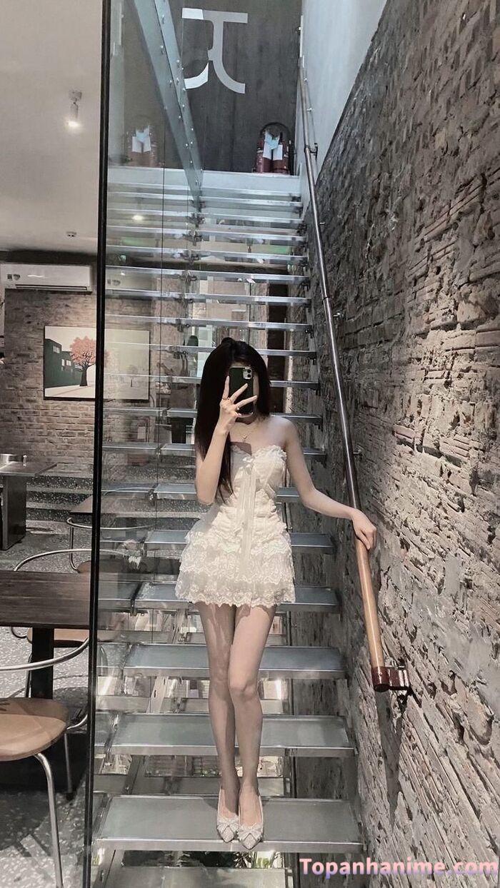 ảnh gái xinh che mặt bằng điện thoại đẹp