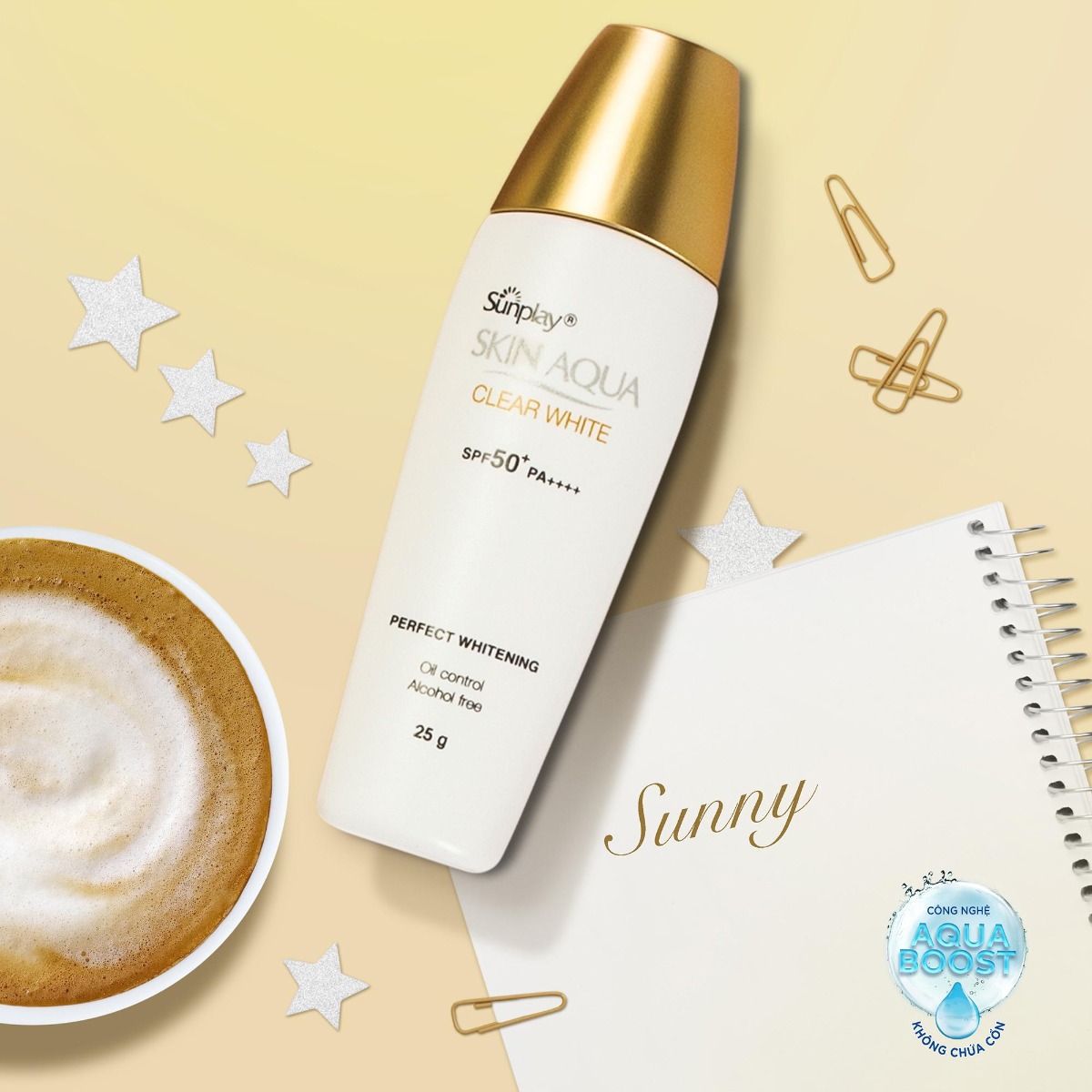 Kem chống nắng Skin Aqua Clear White
