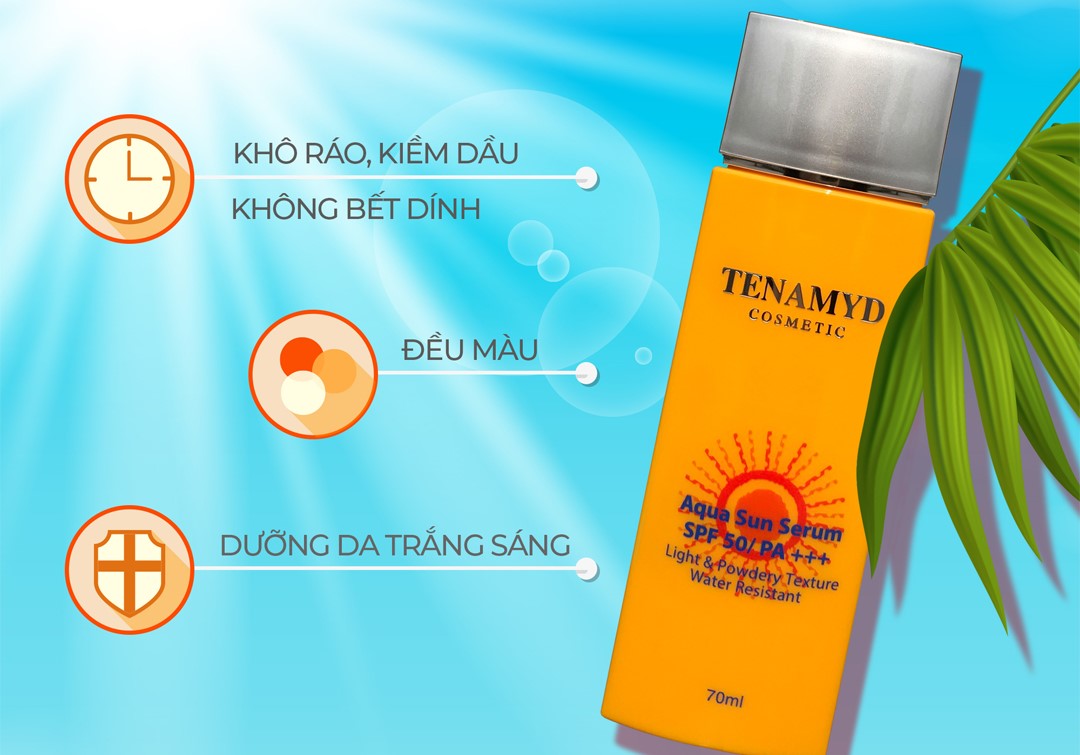 Tinh Chất Chống Nắng Tenamyd Dạng Nước SPF50/PA+++ 70ml