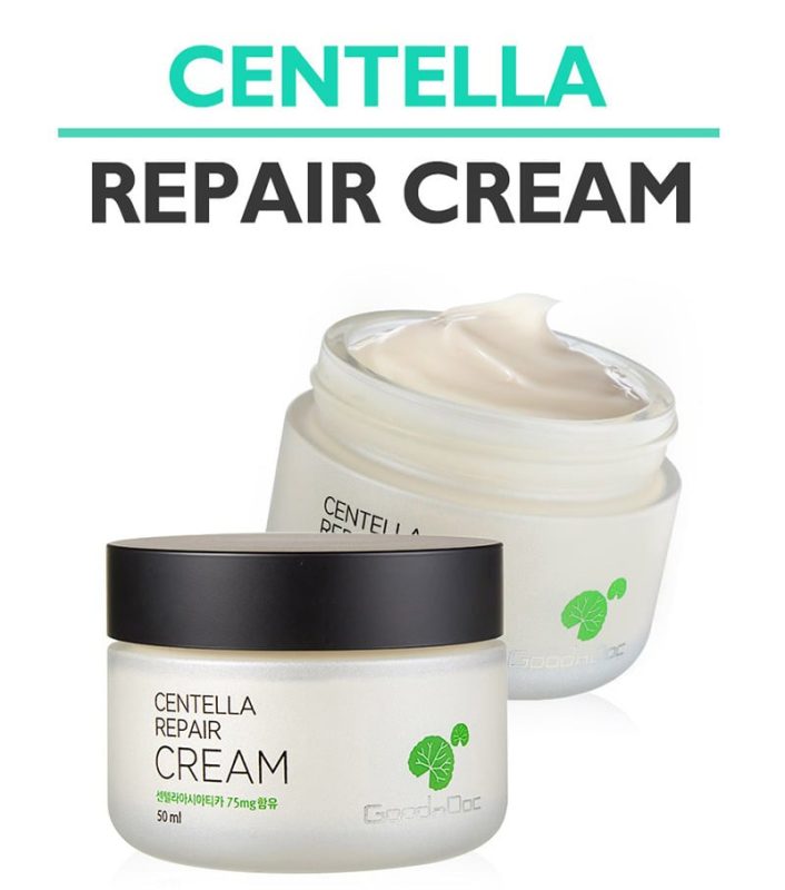 Kem Dưỡng Da GoodnDoc Cấp Ẩm, Làm Dịu Da, Hỗ Trợ Mờ Thâm Nám Centella Repair Cream 50ml