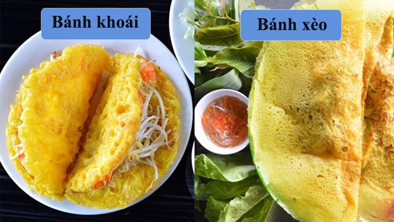 Bánh khoái là bánh gì? Bánh khoái và bánh xèo khác nhau như thế nào?