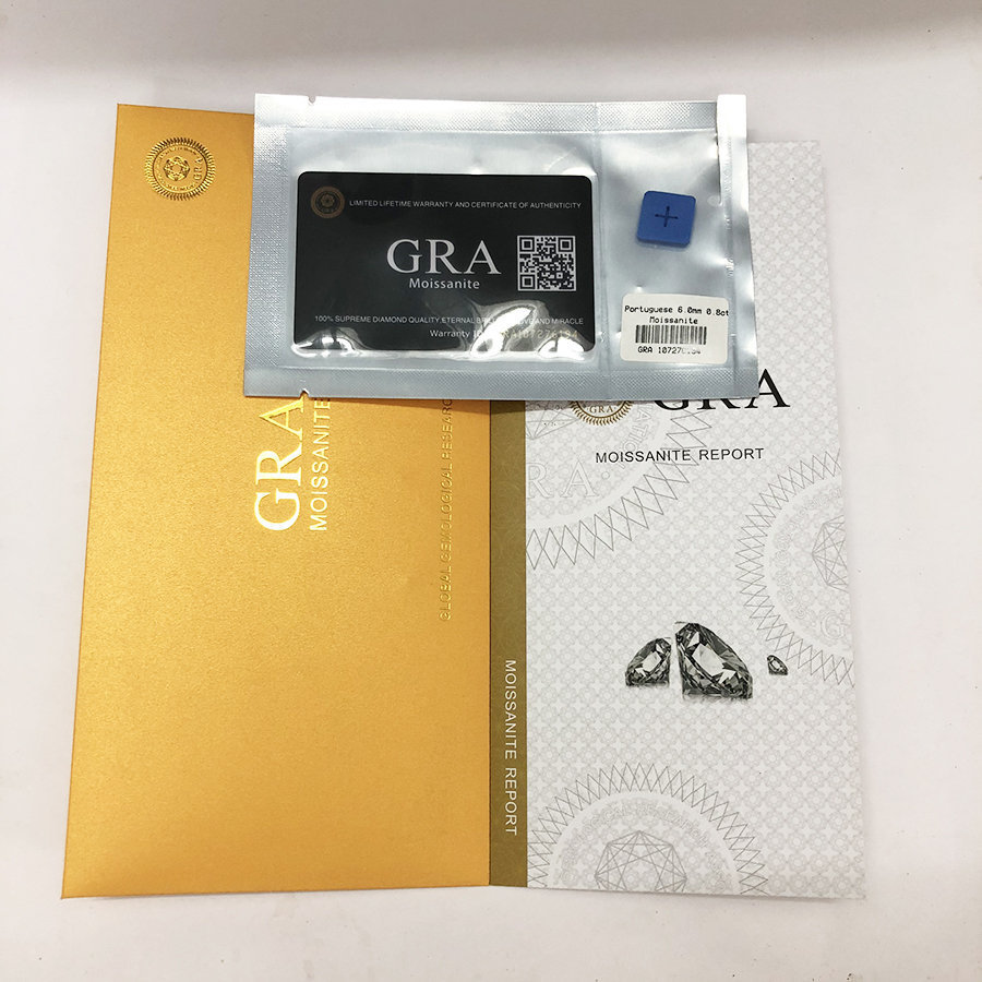 Bông tai nam đính kim cương Moissanite vàng 6mm BTAM0006