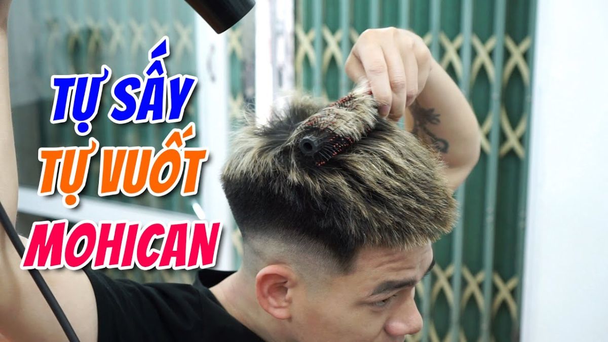 Cách tạo kiểu Mohican đơn giản tại nhà