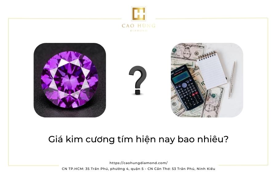 Giá kim cương tím hiện nay?