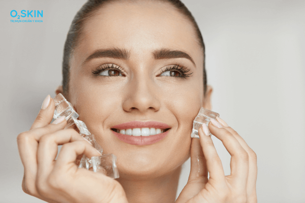 Chườm đá lên mặt hàng ngày có tốt không?