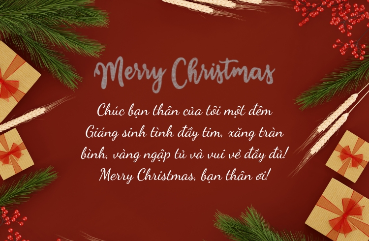Lời chúc Giáng sinh bằng tiếng Anh hay, ý nghĩa