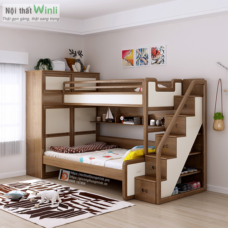 15+ Mẫu Giường Tầng Người Lớn Đẹp, Hiện Đại