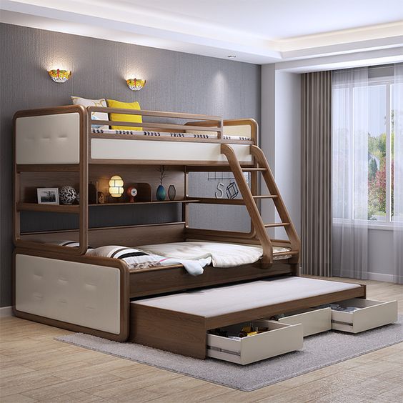 15+ Mẫu Giường Tầng Người Lớn Đẹp, Hiện Đại