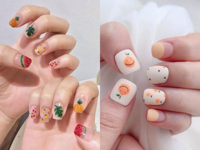 Nail nhiều loại trái cây