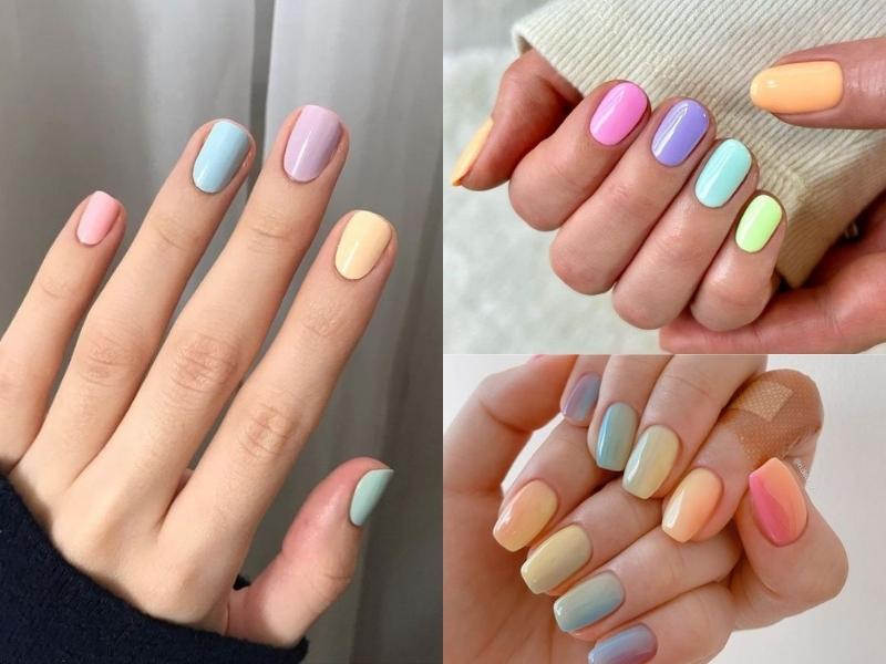 Nail màu pastel
