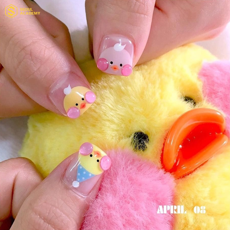 Mẫu nail Hello Kitty