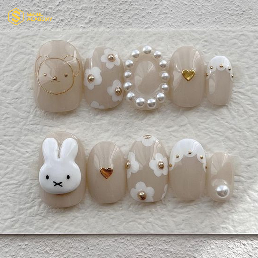Nail thỏ luôn được thiết kế đáng yêu