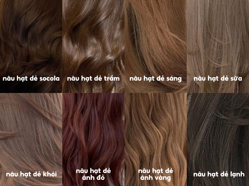 15+ kiểu tóc nâu hạt dẻ phù hợp mọi tone da