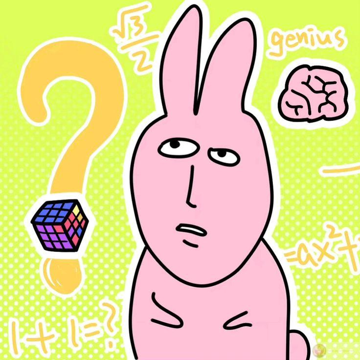 Meme thỏ hồng lan truyền mạnh mẽ nhờ sự đáng yêu dễ thương pha lẫn hài hước