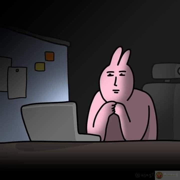 Meme thỏ hồng lan tỏa tiếng cười hồn nhiên giúp mọi người cảm thấy thoải mái hơn