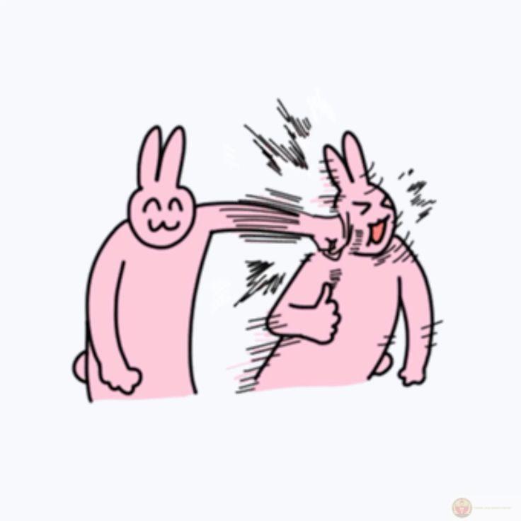 Meme thỏ hồng đã trở thành sự lựa chọn phổ biến cho nhiều tình huống giao tiếp