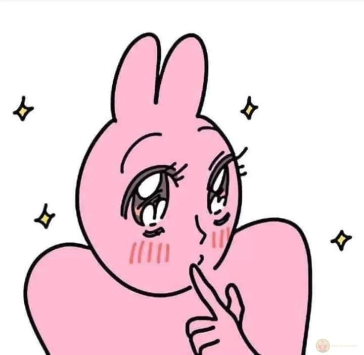 Meme thỏ hồng