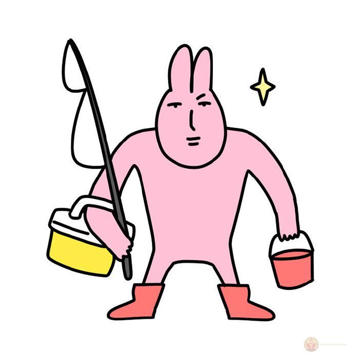 Ai cũng dễ dàng sử dụng meme thỏ hồng để tạo sự vui nhộn trong từng câu chuyện