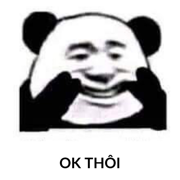 Gấu trúc meme OK Thôi