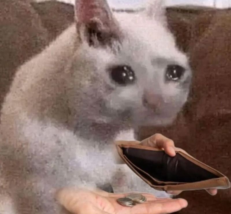 Meme xin tiền