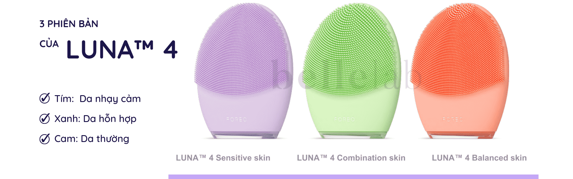 Máy rửa mặt FOREO LUNA 4
