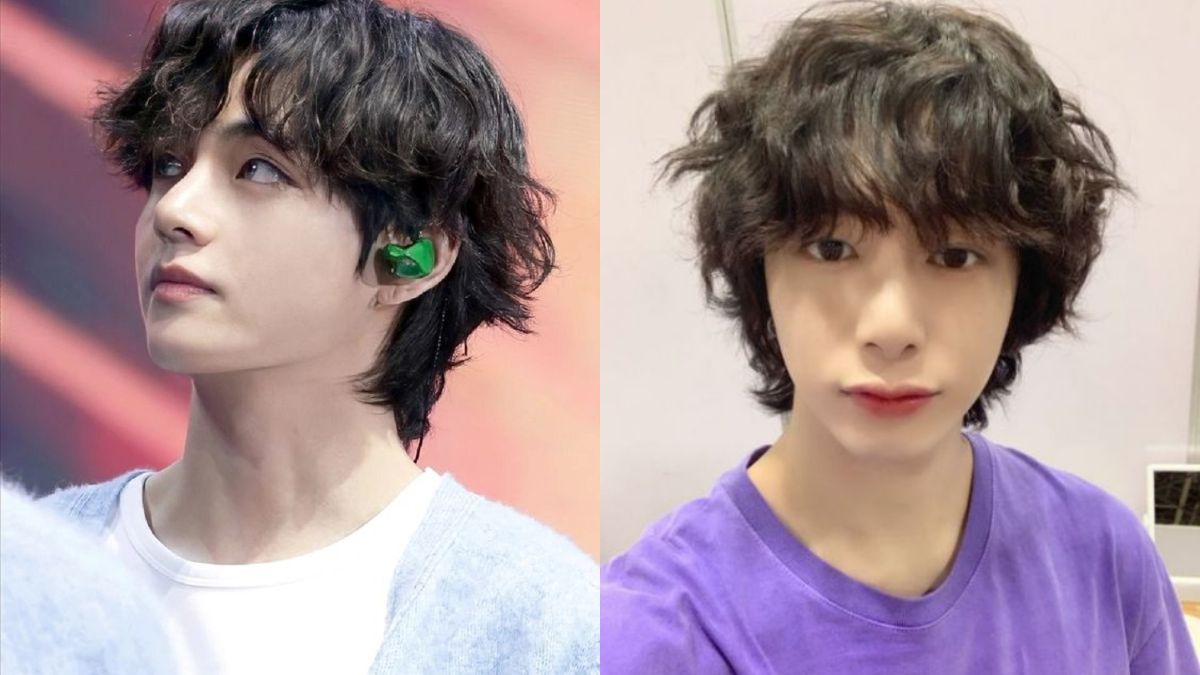 Tóc mullet nam uốn xoăn nhẹ