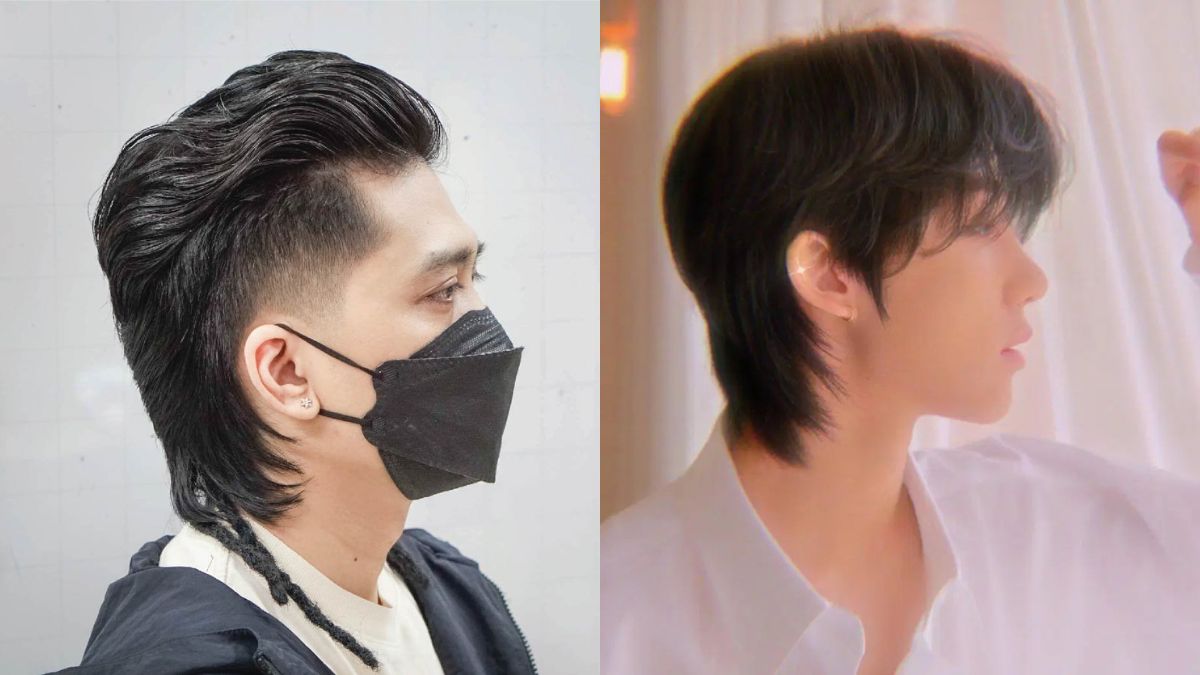 Tóc mullet nam để gáy dài