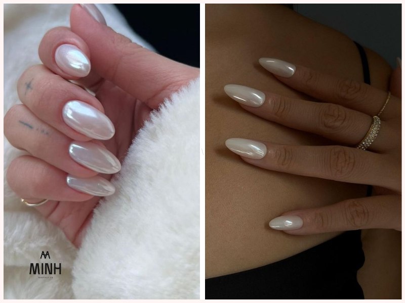 Nail tráng gương được chị em cực kì yêu thích trong năm nay