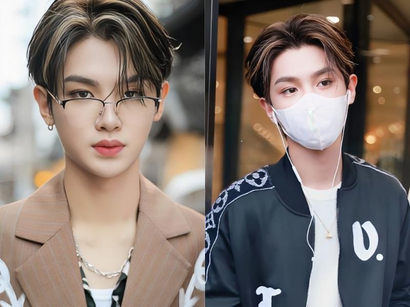 Hiệu ứng highlight nâu trà sữa trên nền đen