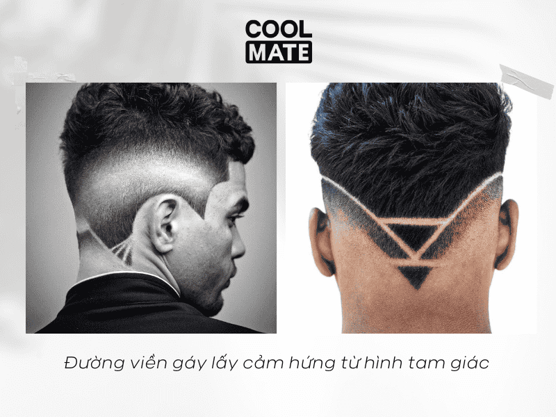 Đường viền gáy lấy cảm hứng từ hình tam giác