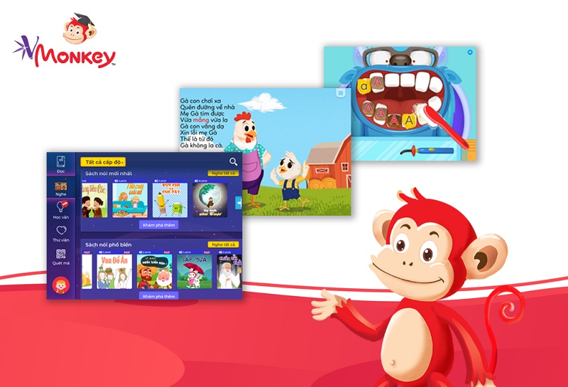 VMonkey - Xây Dựng Nền Tảng Tiếng Việt Vững Chắc Cho Trẻ. (Ảnh: Monkey)