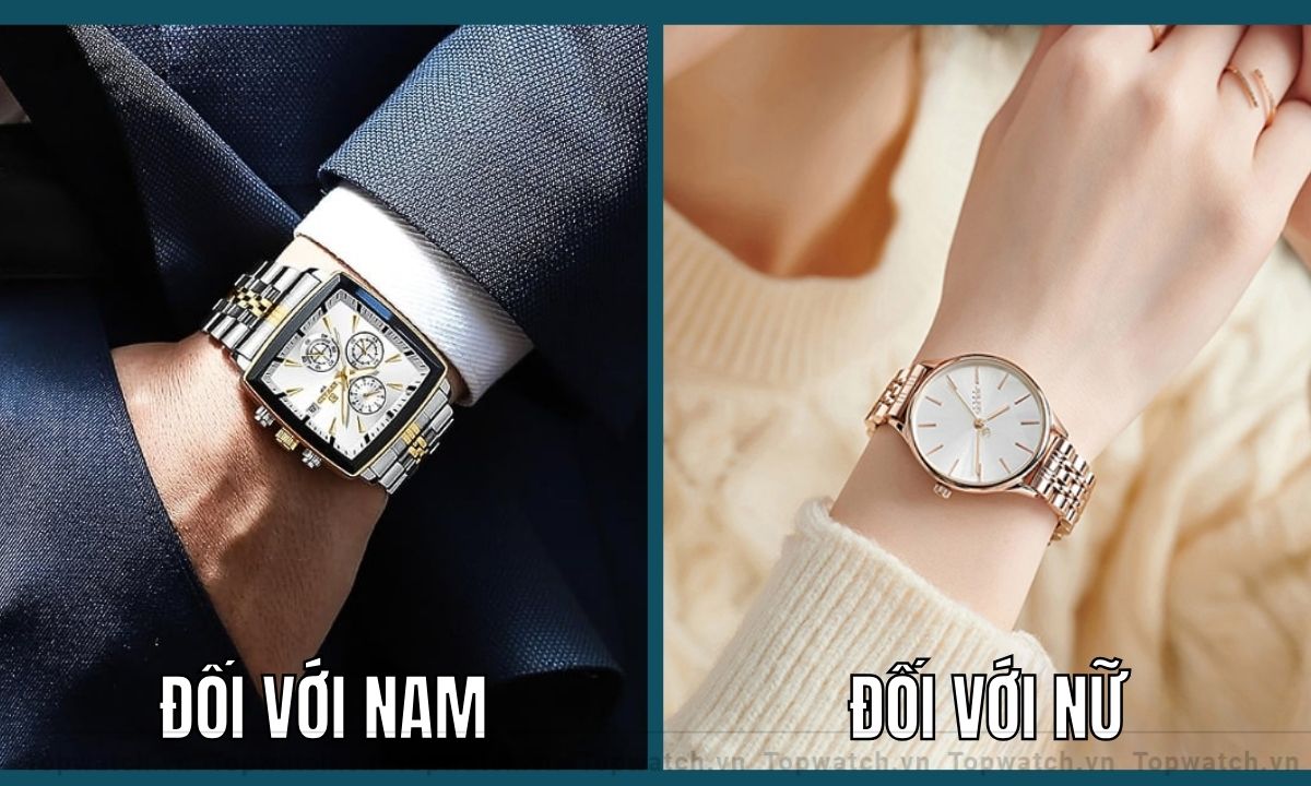 Chọn kiểu dáng mặt đồng hồ cho cổ tay to