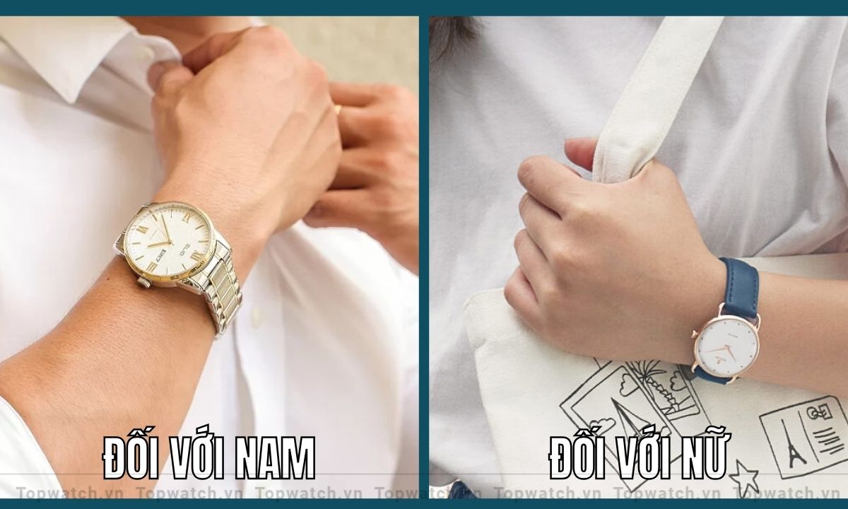 Chọn dây đồng hồ cho cổ tay to
