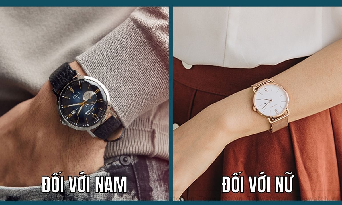 Chọn màu sắc đồng hồ cho cổ tay to