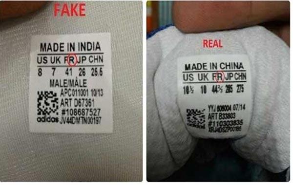 cách phân biệt giày adidas chính hãng và hàng fake