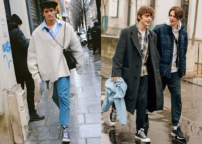 Gợi ý những cách phối đồ với giày Converse cổ cao cho nam