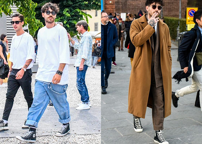 Gợi ý những cách phối đồ với giày Converse cổ cao cho nam